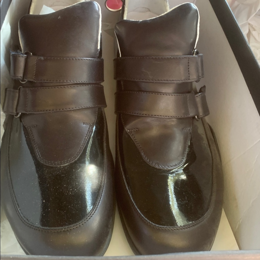 Kenneth Cole Glossy Black Leather